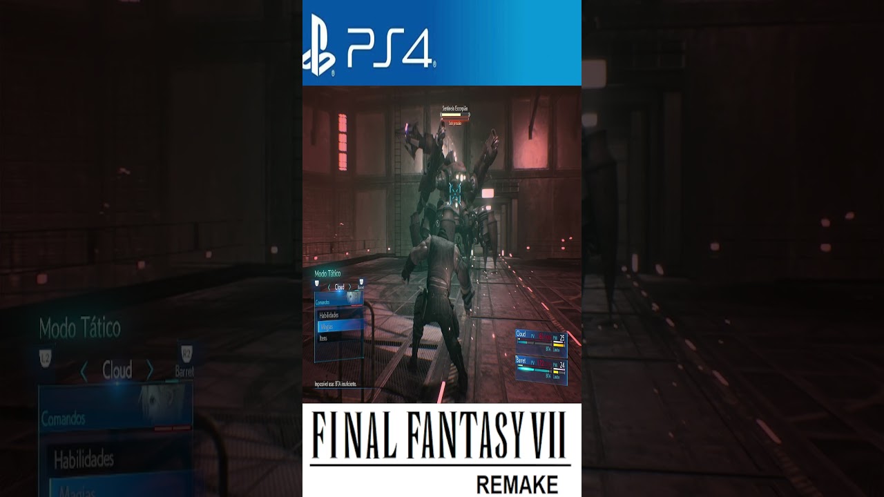 Final Fantasy VII Remake (PS4) Геймплей 23