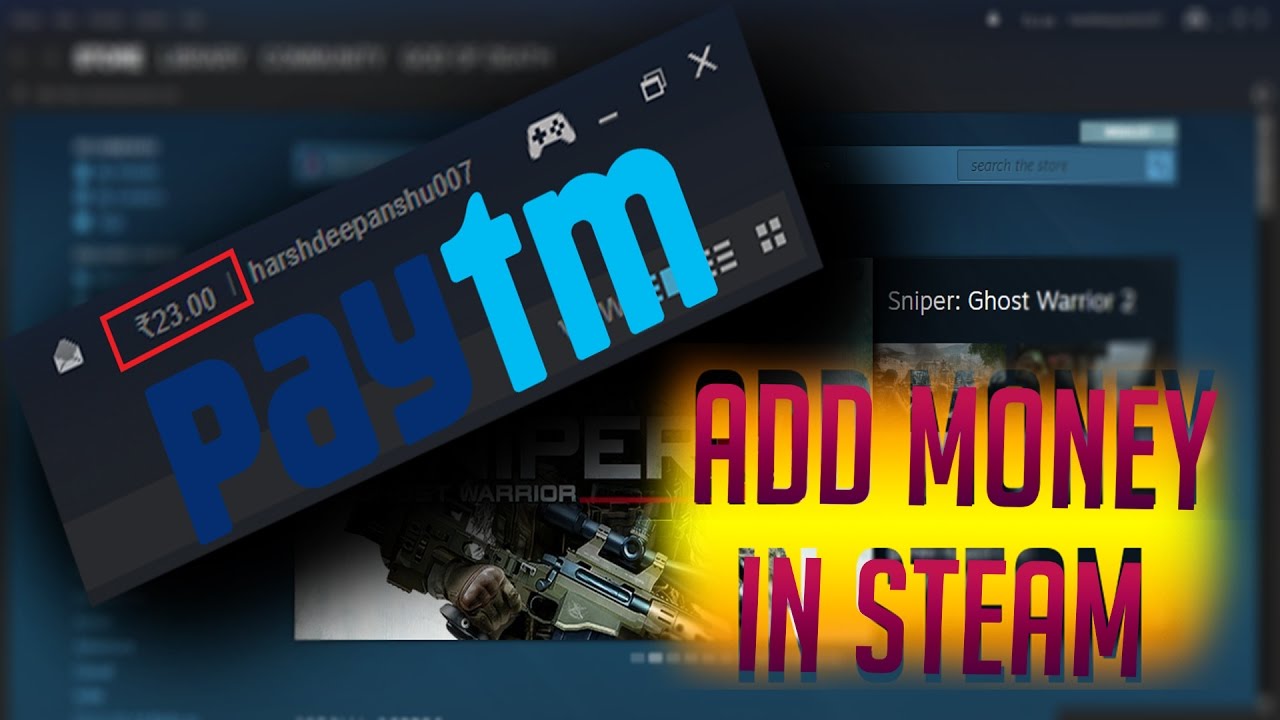 How To Add Money Into Steam Wallet In India [Indian Gamers ...