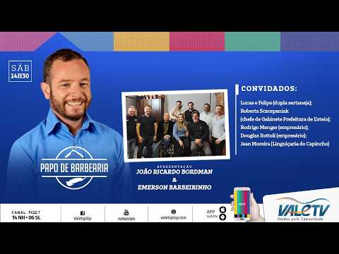 BARBERSHOP CHAT - Lucas and Felipe, Roberta Sczcepaniak, Rodrigo Menger, Douglas Rottoli and Jean M.