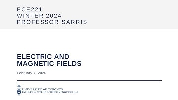 ECE221 Lecture 14: Boundary conditions, capacitance