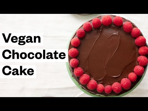 Vegan Chocolate Cake with Avocado Buttercream Frosting