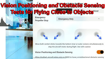 Vision Positioning and Obstacle Sensing Thoughts