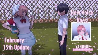 New Voicelines & Events Yandere Simulator Update 021526