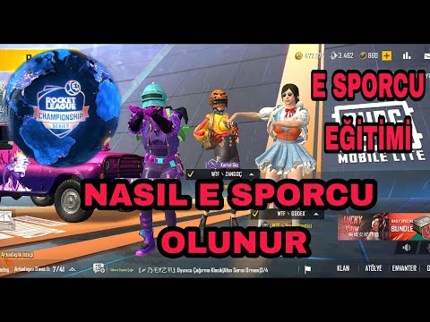 PUBG MOBİLE LİTE E SPORCU EĞİTİMİ E SPORCU NASIL OLUNUR ?