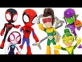 Marvel Spidey and His Amazing Friends Spider-Man VS villain Octopus! | DuDuPopTOY