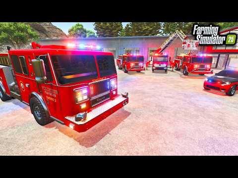 EXPANDING TO A NEW FIRE STATION | FARMING SIMULATOR 25