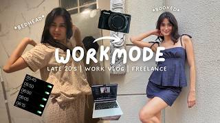Celebrity a *realistic* day as a freelancer ☕️ + work vlog, editing & a model Wealth