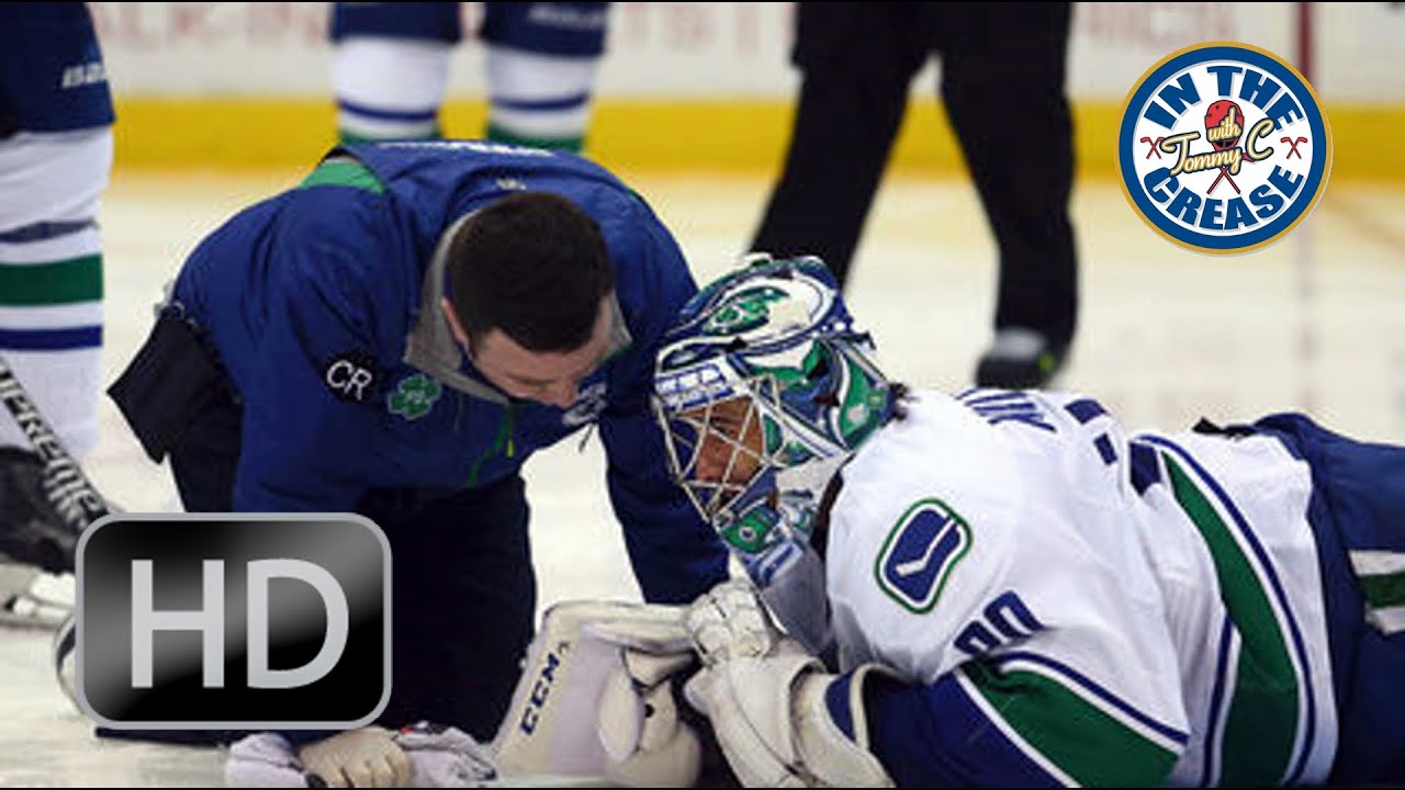 Ryan Miller injured in collision YouTube