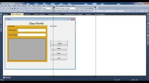 Part 8 VB.NET C_ Tutorial _ Create Class Portal Form
