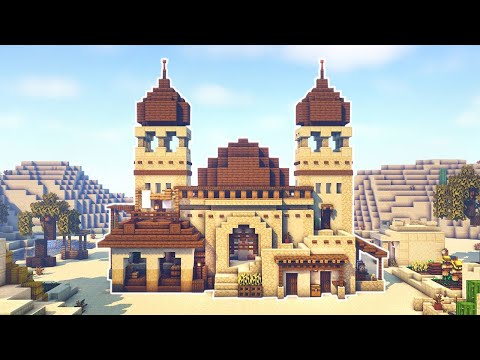 Minecraft: How to Build a Desert House | Desert Palace