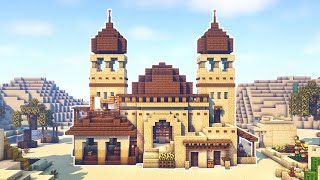 Minecraft: How to Build a Desert House | Desert Palace