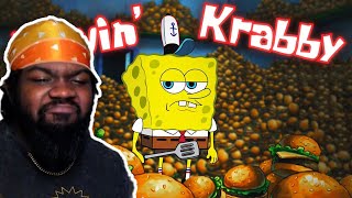 SpongeBob Feeding the STREETS | MOVIN' KRABBY (SpongeBob Rap Music Video) @YourBoySponge REACTION