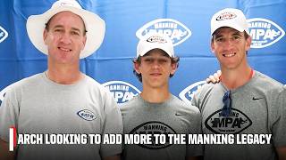 The support of the Manning family & carrying the mantle of the family legacy 🏈 | College GameDay