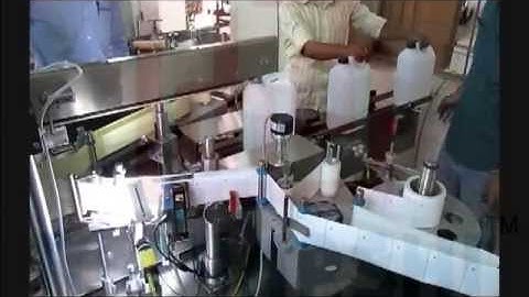 DOUBLE SIDE LABELLING FOR JERRY CAN WITH BELT ORIENTATION, COGNEX CAMERA & REJECTION