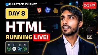 Learn HTML from Scratch in Nepali | Day 8 🔴 LIVE | Full Stack Development
