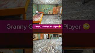 Granny Grandpa Vs Player Jumpscare Scene 😲 funny moment 🤣 short video #gaming #viralshorts #granny