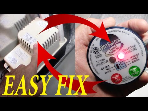 How To Reset My Wet Switch And My Condensation Pump Stopped Working Easy Fix DIY