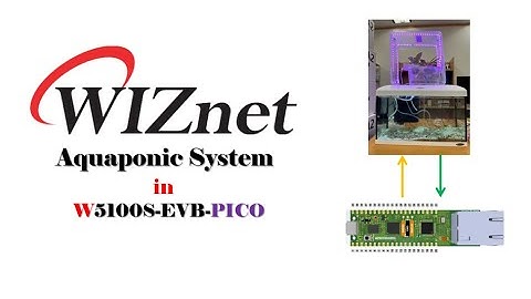 Aquaponic system (WIZnet + W5100S-EVB-PICO)