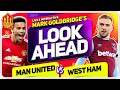 MANCHESTER UNITED vs WEST HAM! POGBA For VAN DE BEEK A MUST!