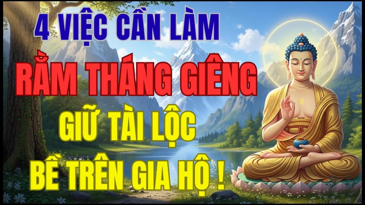 RẰM THÁNG GIÊNG ĐỪNG ĐI CHÙA VỘI! 4 VIỆC NÀY MỚI LÀ CHÌA KHÓA GIỮ LỘC, ĐƯỢC BỀ TRÊN GIA HỘ CẢ NĂM ✨🙏