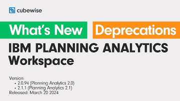 IBM Planning Analytics Workspace (PAW) 2.0.94 / 2.1.1. Released on March 20, 2024.