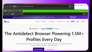 Afina Antidetect Browser Review 2026 | Multi-Account Management screenshot 1