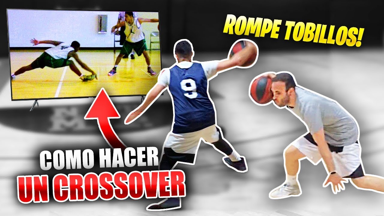 CÓMO HACER UN CROSSOVER en BALONCESTO? (Rompe tobillos) - YouTube