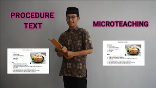 Microteaching Procedure Text by Ihza Abhirawa Yudha