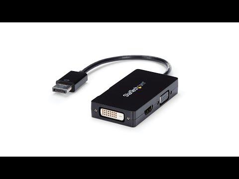 3-in-1 DisplayPort to VGA DVI or HDMI converter - DP2VGDVHD | StarTech.com