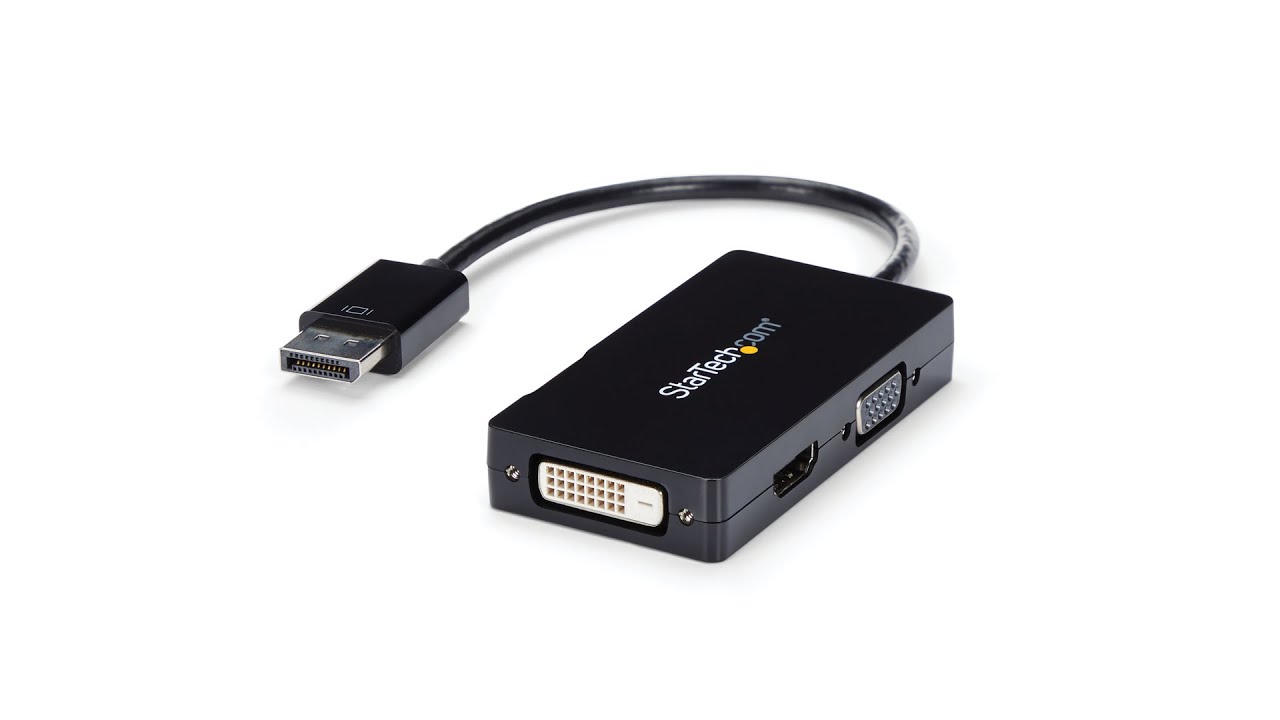 DisplayPort to VGA DVI HDMI Adapter - DisplayPort & Mini DisplayPort  Adapters, Display & Video Adapters