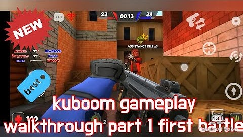 kuboom gameplay walkthrough part 1 first battle(android game)