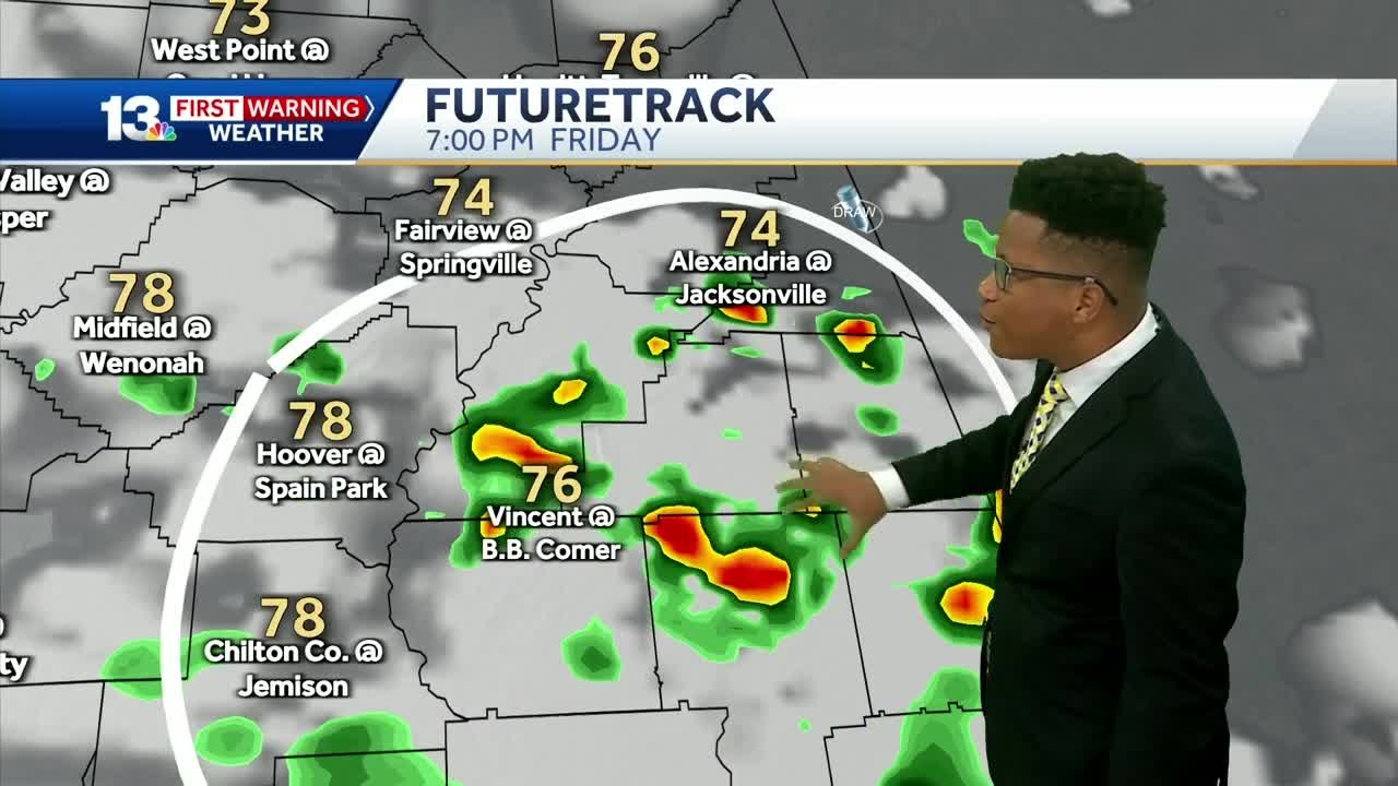 Alabama's Labor Day weekend starts mainly dry, but as the heat builds ...