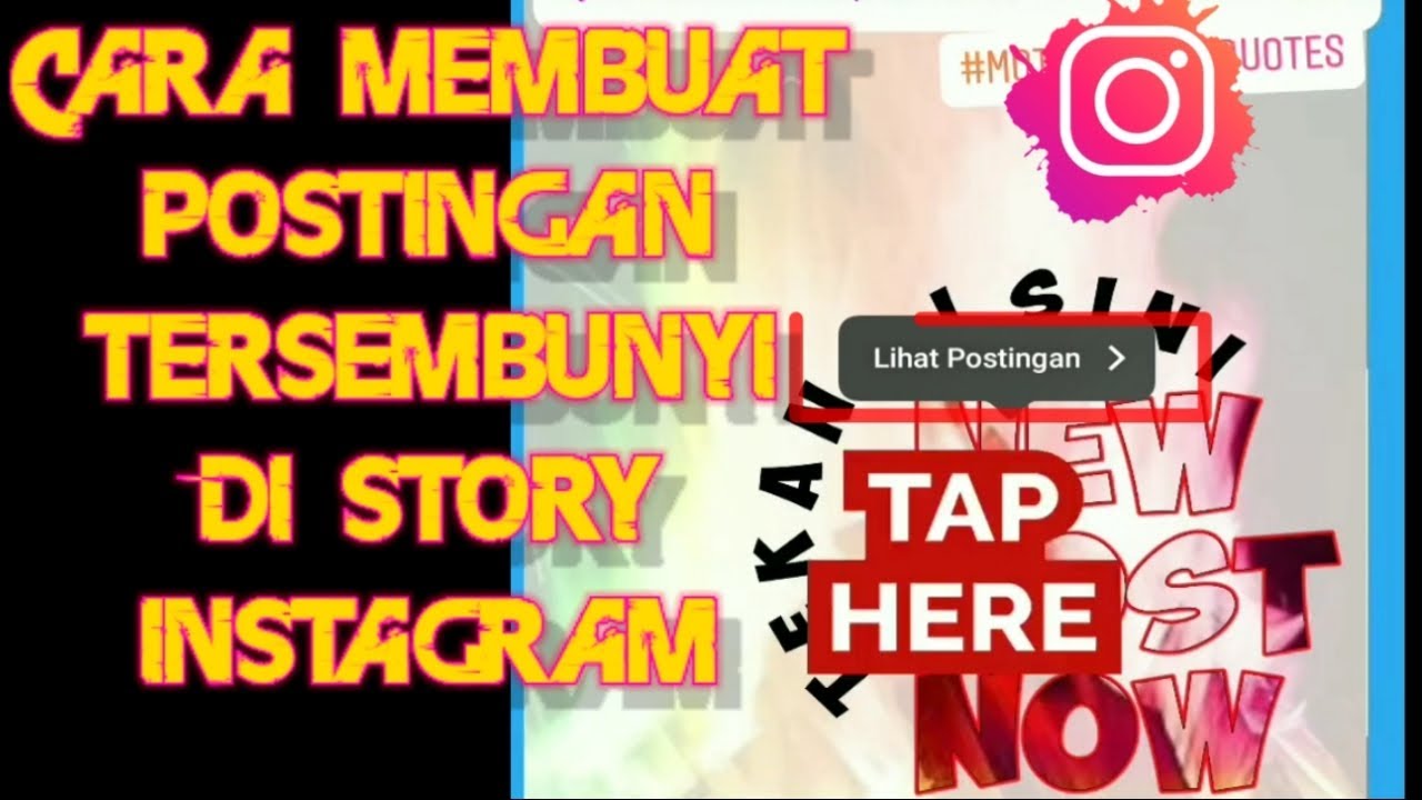 CARA MEMBUAT POSTINGAN TERSEMBUNYI DI INSTAGRAM #pixellab ...