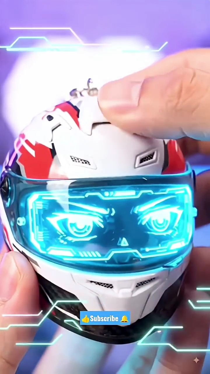 This Tiny Helmet Keychain Has an LED! 🪖💡🤯 #Shorts - YouTube