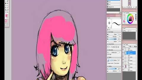[OpenCanvas] Girl speedpaint