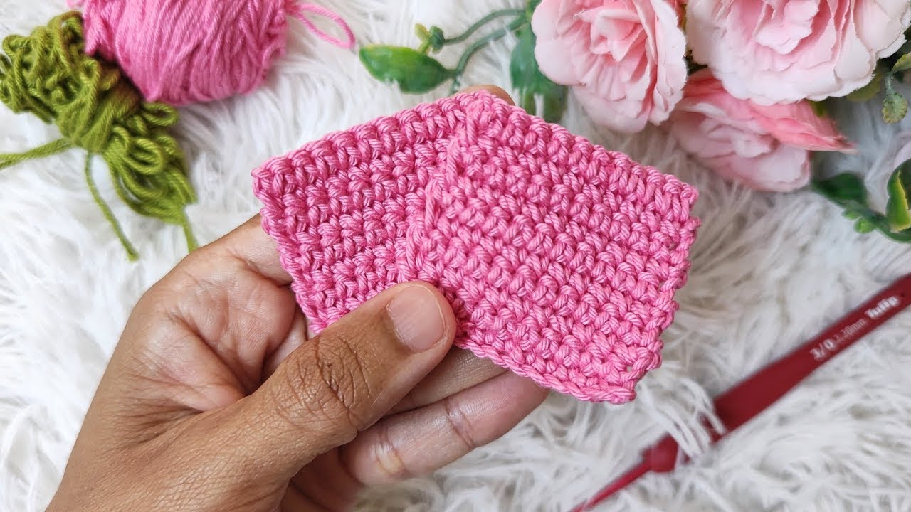 Идеальное и быстрое вязаное крючком угощение для клиентов и семьи на это Рождество 🎁✨ (с субтитрами)