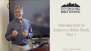 Introduction to Inductive Bible Study - Part 1