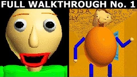 Baldi Is Rich Mod - Run 1 - Full Game & Ending (Baldi