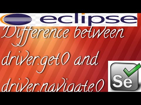 Difference between driver.get() and driver.nagivate()