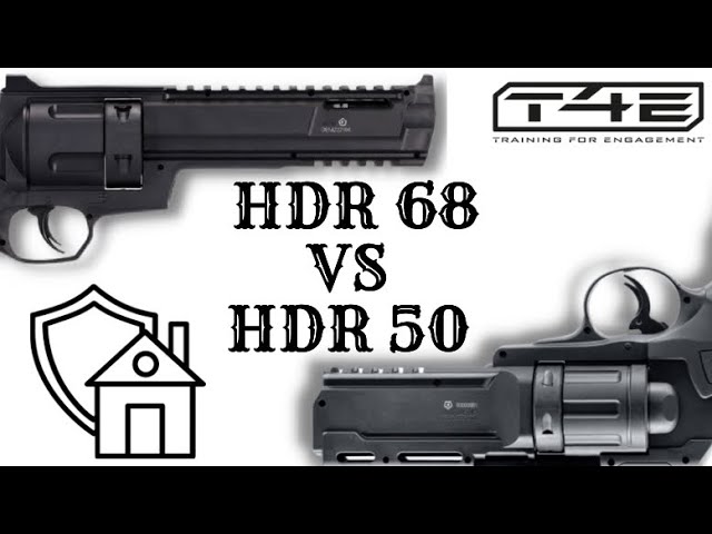 HDR Paintball Revolver .68 Cal Pistol T4E HDR 68 – MCS