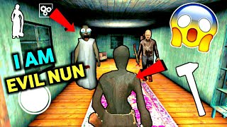 I AM EVIL NUN 😂 IN GRANNY CHAPTER TWO, FUNNY MOMENTS |STUBBY BOY