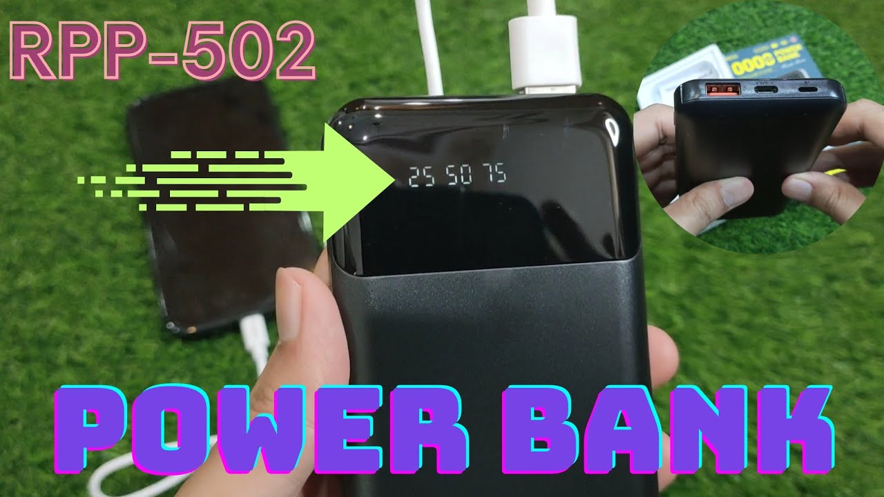 Remax 10000mAh PD 20W Fast Charging Power Bank Unboxing (RPP-502) - YouTube
