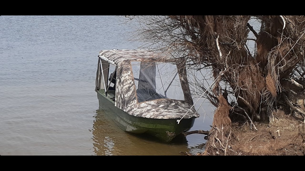 Ходовой тент своими руками на Navigator 38 RiverBoat