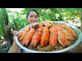 River Prawn Cooking Glass Noodle Recipe - Cooking With Sros