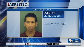 Man accused of abandoning dog
