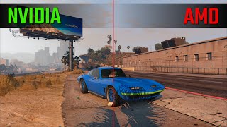 NVIDIA vs AMD Image Quality 2K Grand Theft Auto V