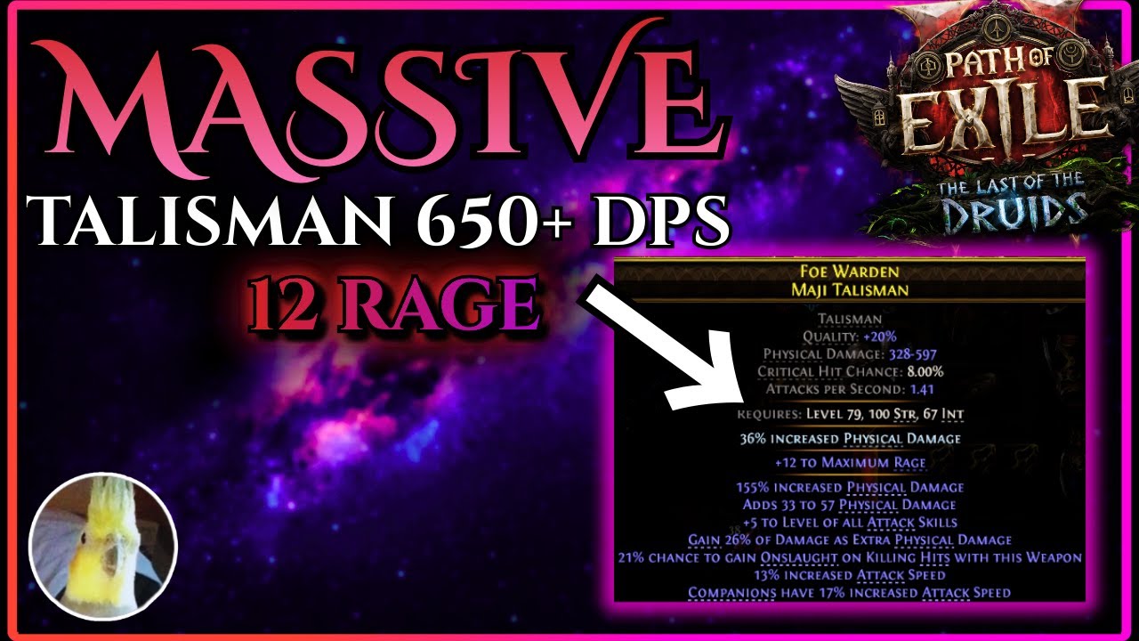 How To Craft ENDGAME Rage Stacking Talisman | Don't Worry About Your ...