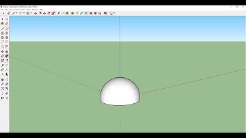 How to make a dome in sketchup!