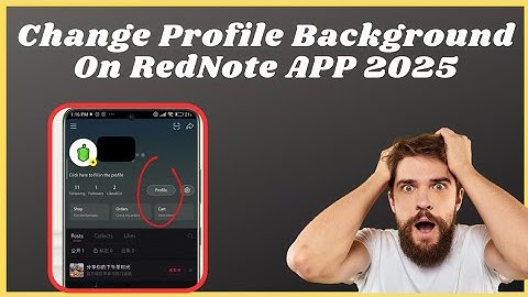 How to change profile background on rednote app | Change Background on red note app
