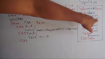 #EP 07 Algorithme (Selon .. Cas ) (darija)